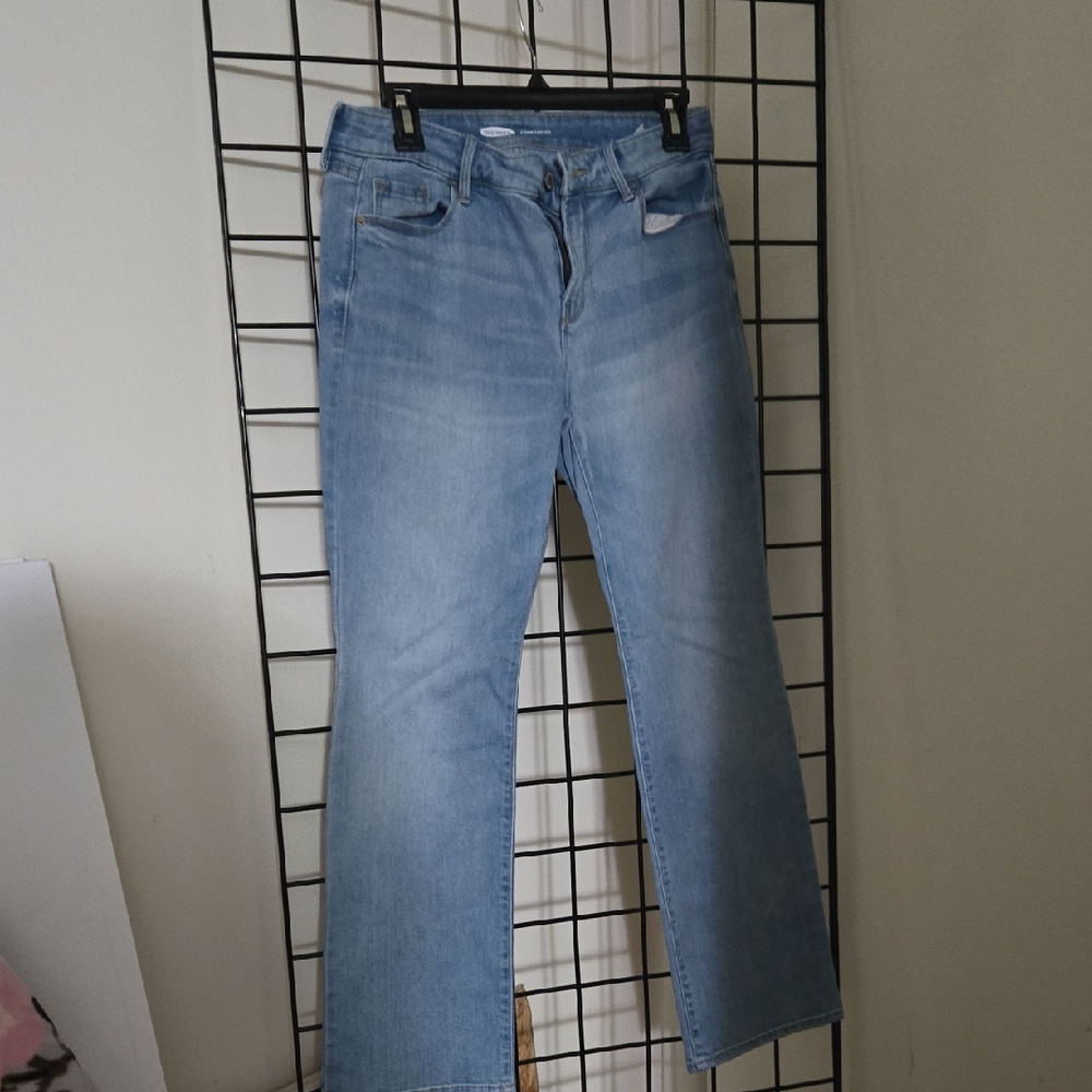 Old Navy Blue Straight Leg Jeans